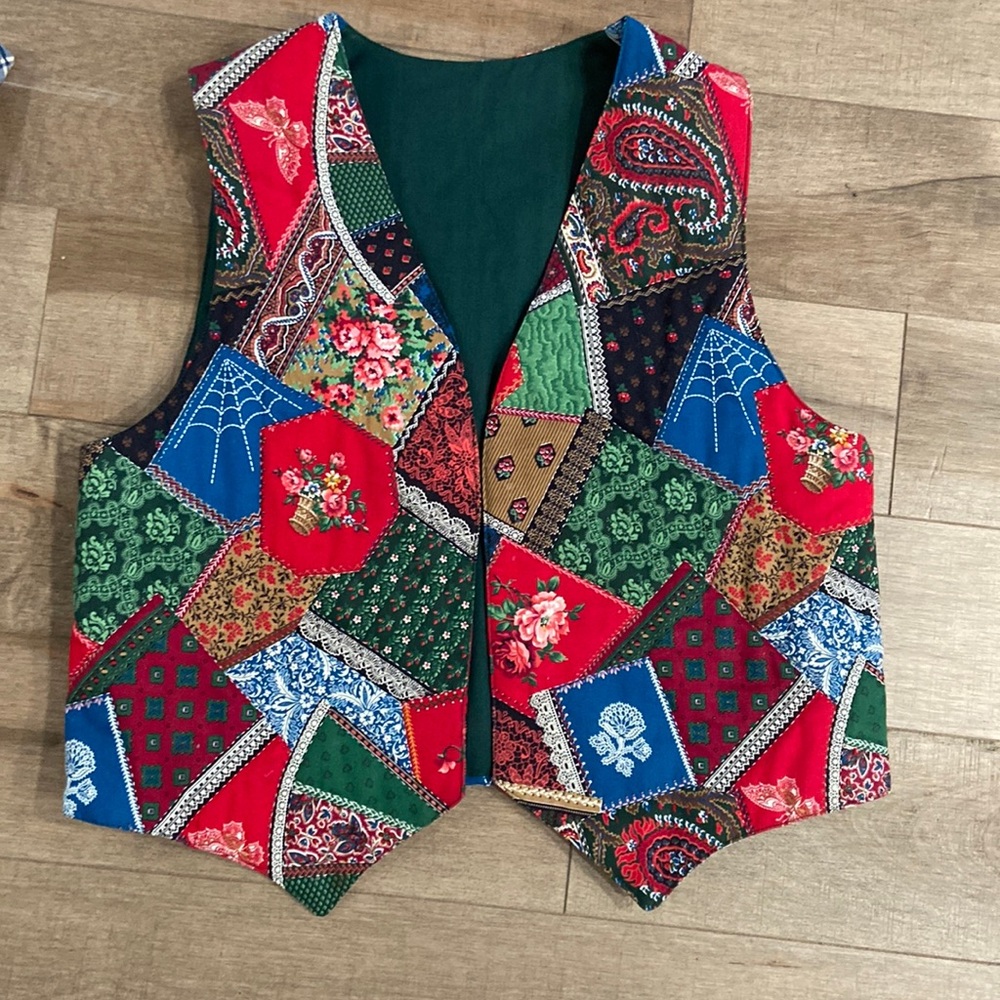 Beautiful And Unique Patchwork Vest - image 1